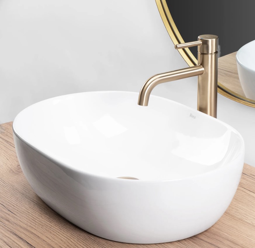 Umywalka Nablatowa Rea Lisa Biały 49 X 35 - 2