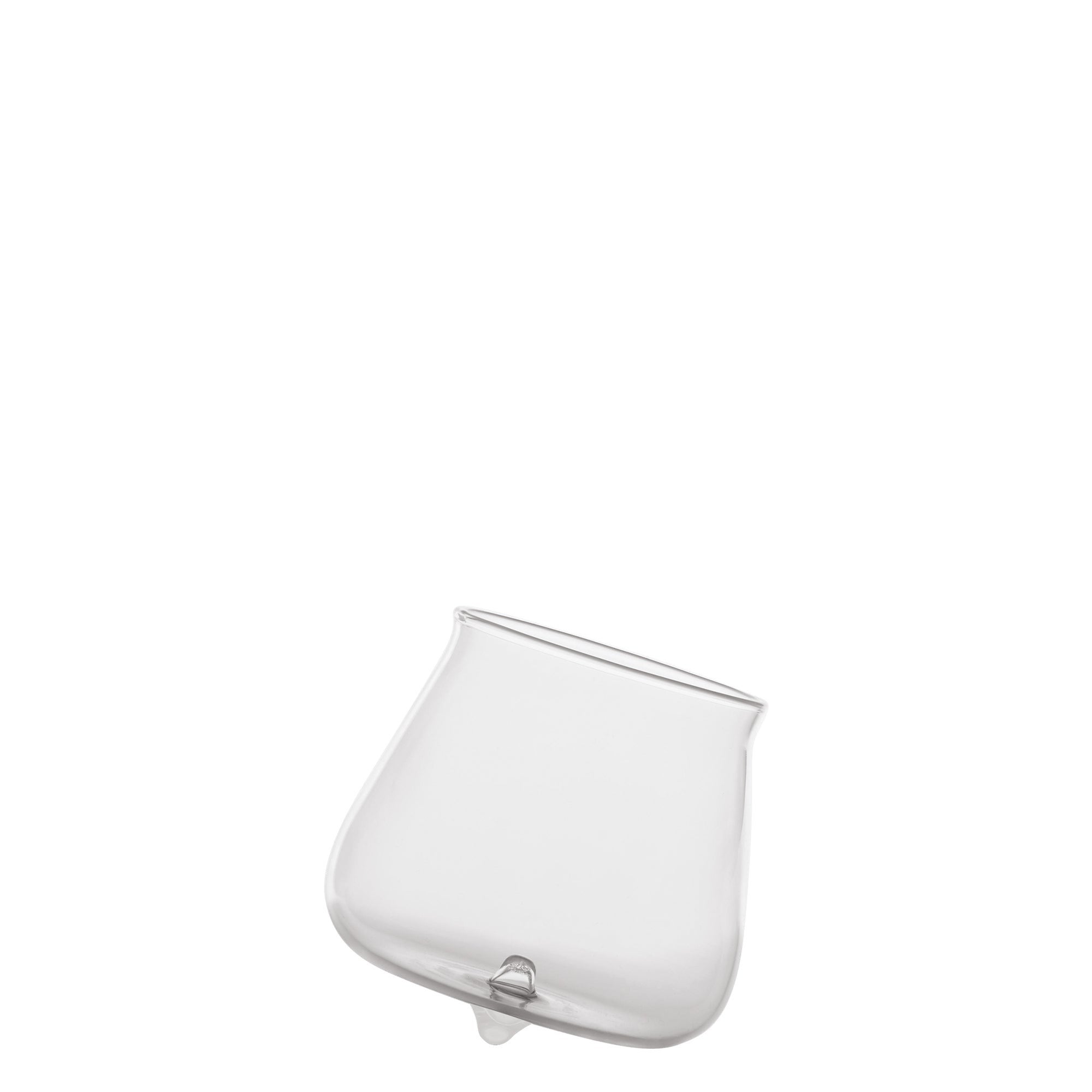 Set Pirolo de 6 pahare junior din sticla borosilicata alba - design rotativ pentru un serviciu de masa modern si elegant 6buc