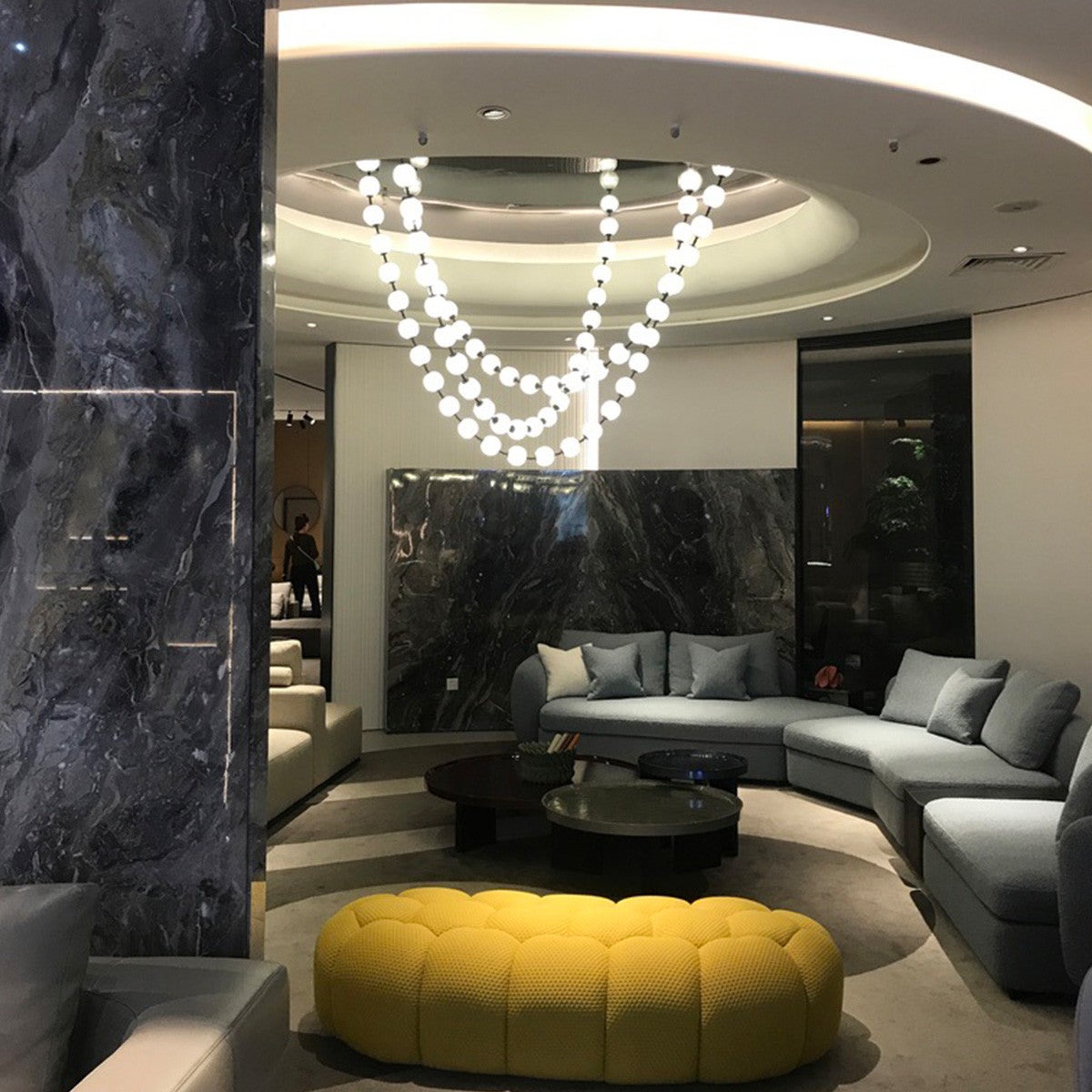 Lampa sufitowa LED DORADO 10W zmienna biel 1614lm akryl złoto-biała wym:200x400x14cm IP20 Light Prestige - 2