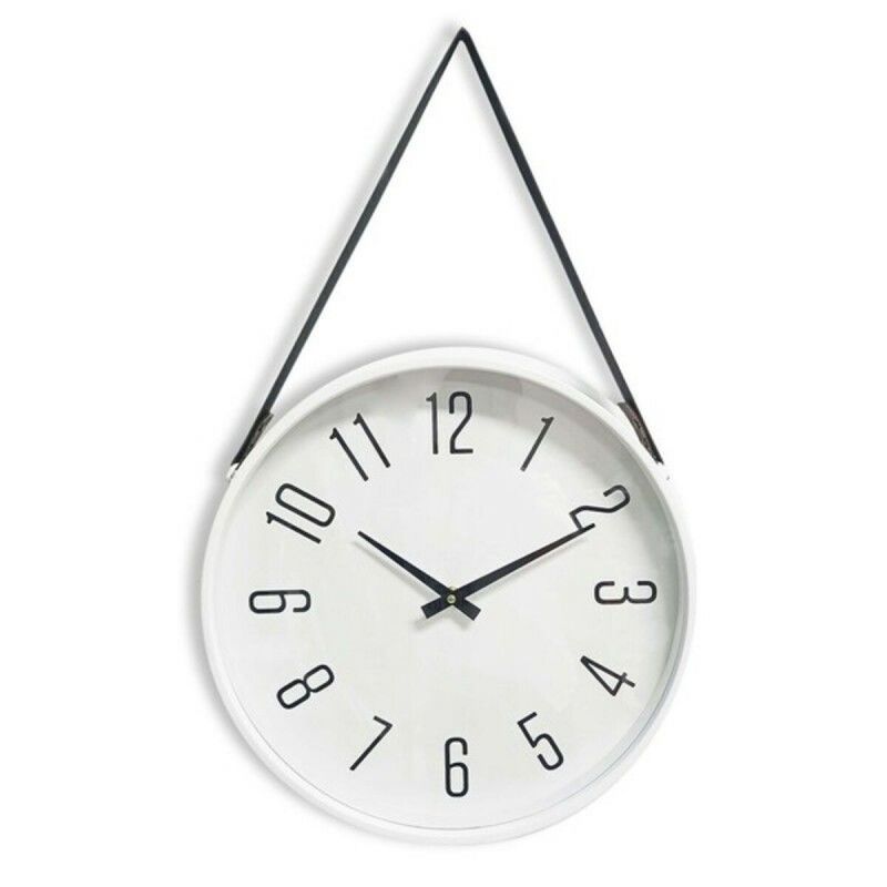 Perel Orologio Da Parete In Alluminio 20 Cm - Rotondo, Analogico, Colore Nero, Silenzioso, Design Moderno - 5