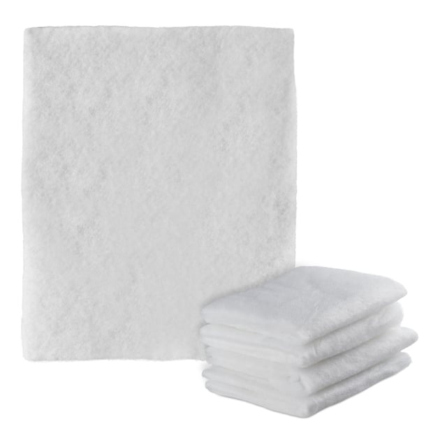 Relaxdays Filtre hotte cuisine, lot de 5, à découper, anti-graisse, non-tissé, 47 x 59 cm, blanc