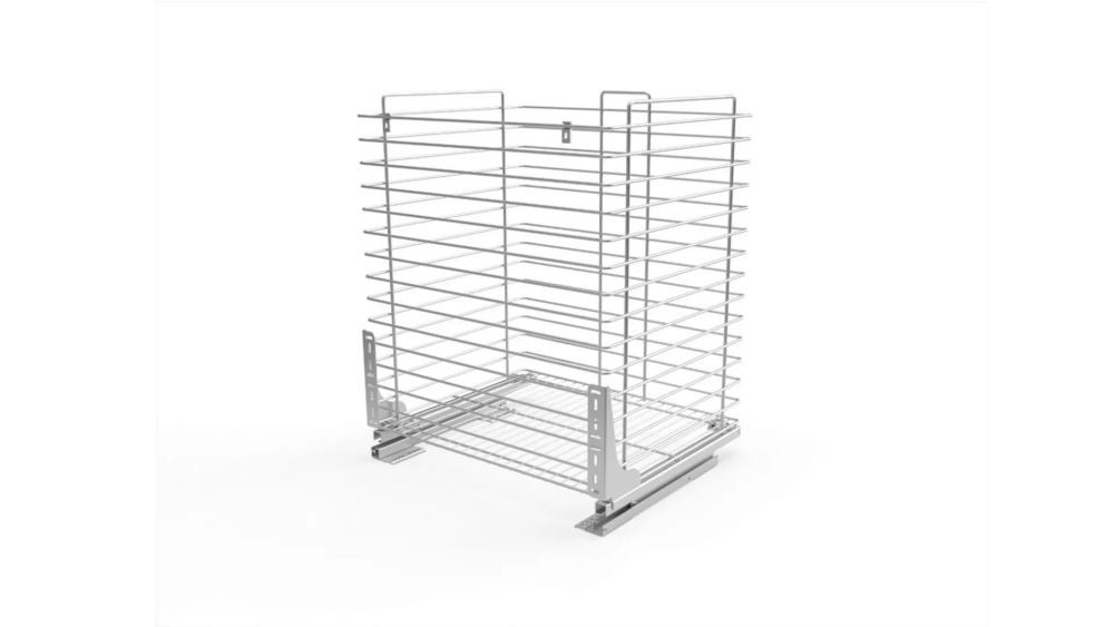 Kosz na pranie do szafki ARCO 40 cm wysuwany