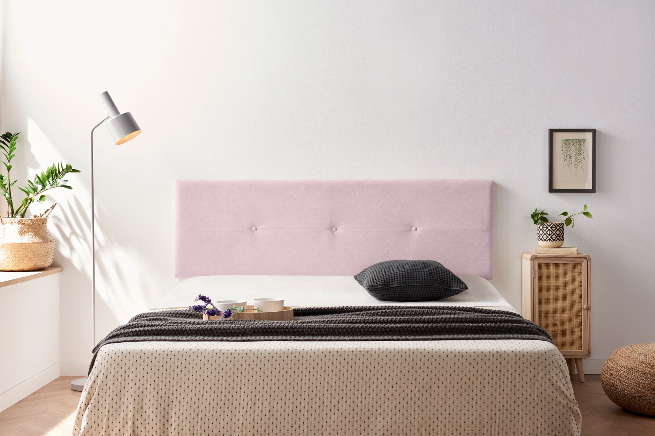 Testiera Imbottita NAPOLI Acualine 115x50x5 cm - Moonia - 2