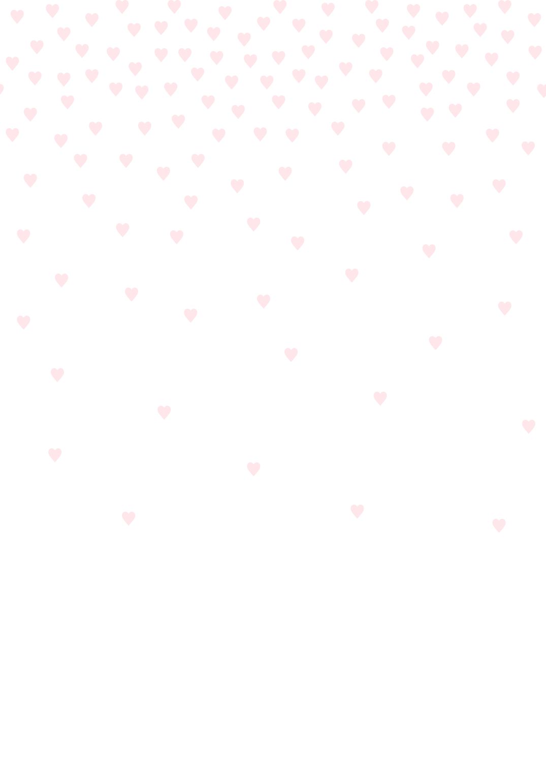 Fotomural confeti de corazones rosa suave - 200 x 279 cm - origin wallcoverings
