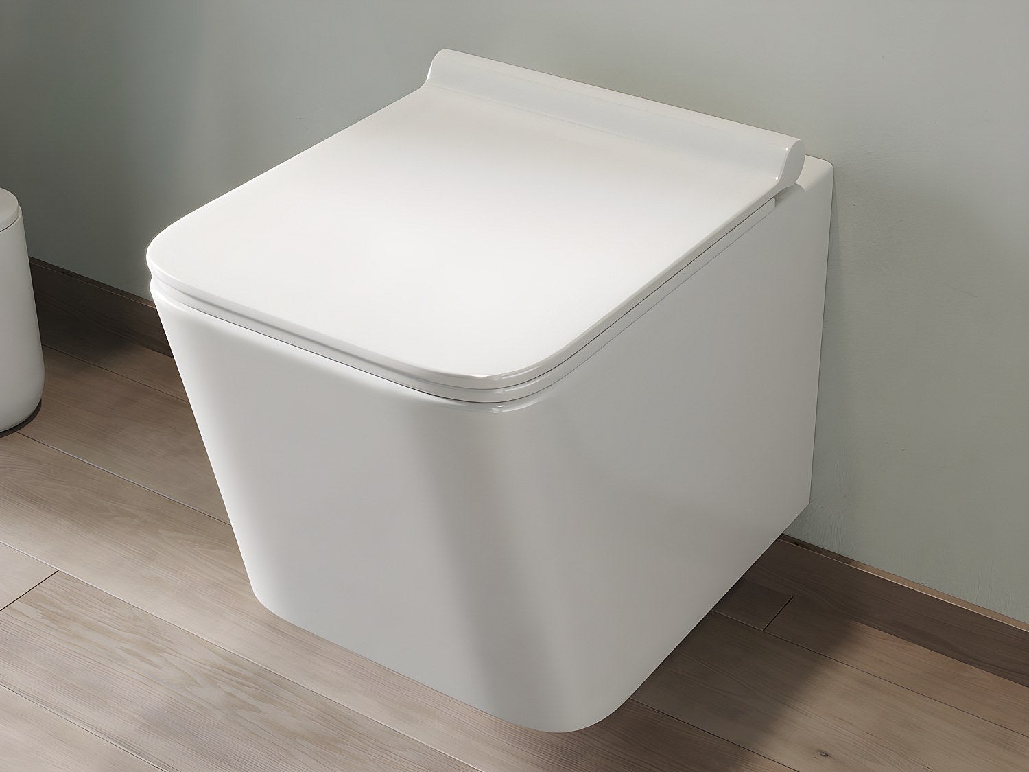 Toaleta WC podwieszana z ceramiki bez kołnierza – CLEMONA