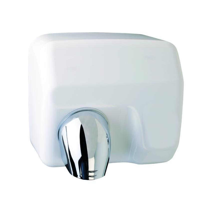 Sèche-mains électrique automatique acier blanc 2250w | Leroy Merlin