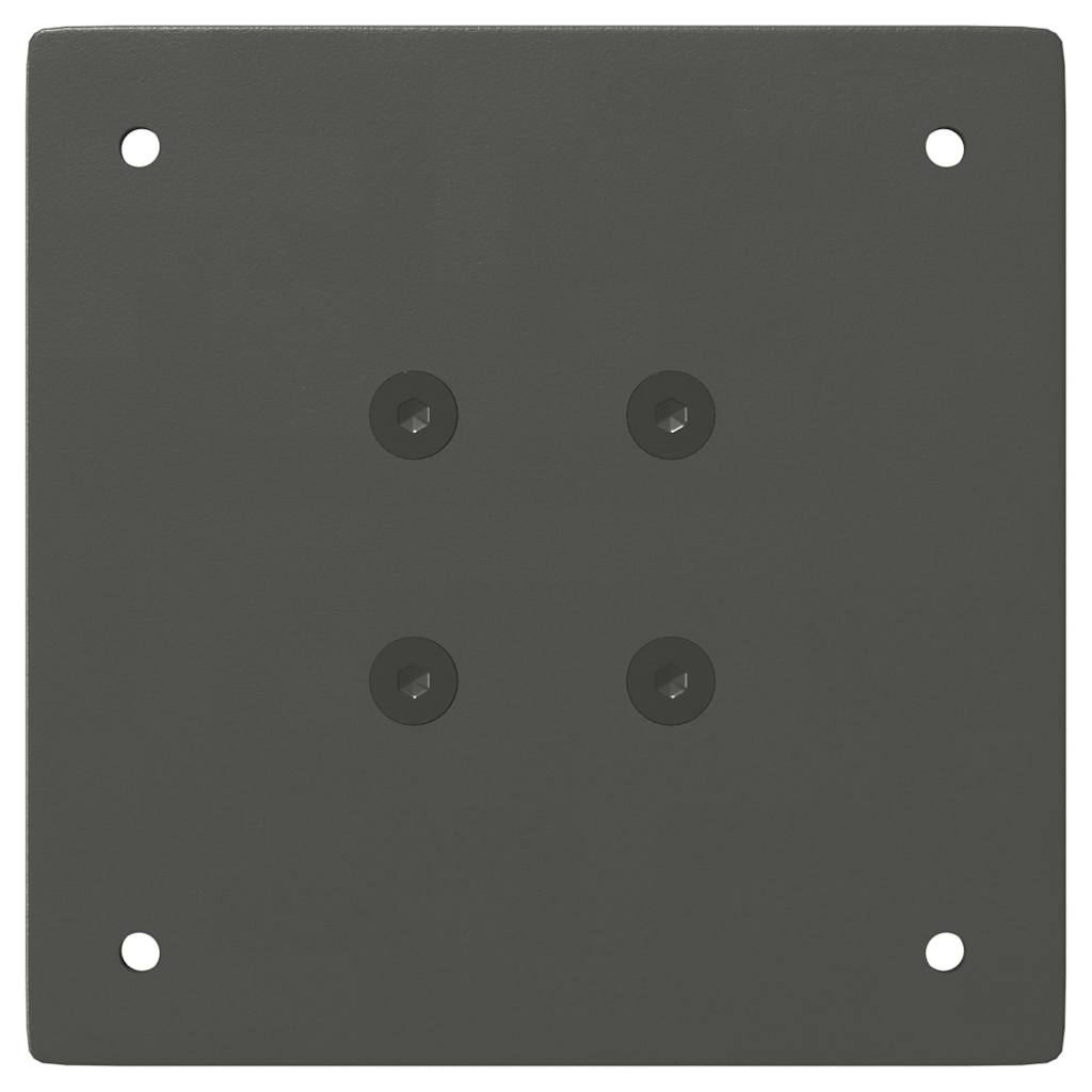Pernas para mesa de centro 4 peças aço antracite 42-44 cm - COMFORTXL - 7