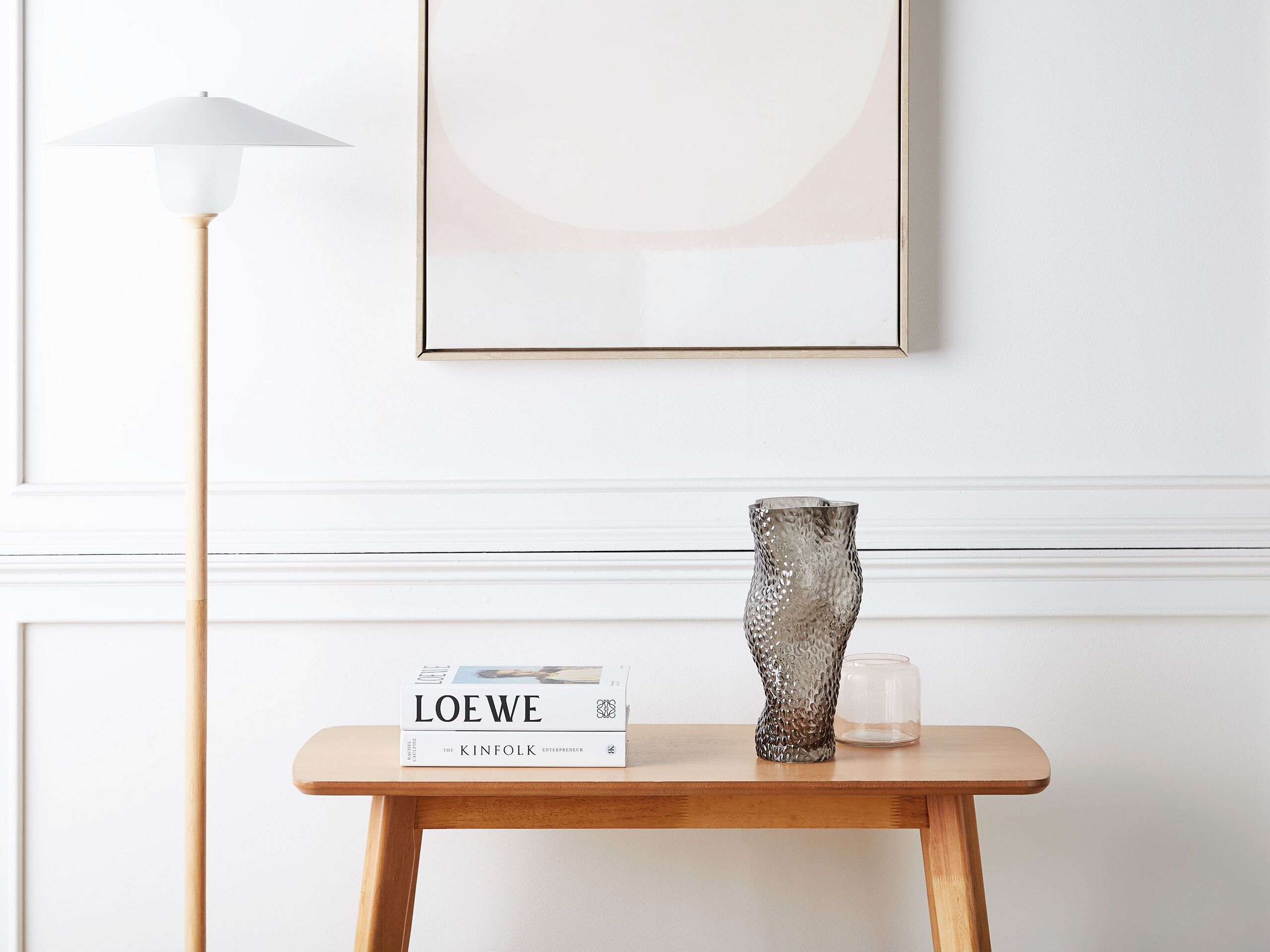 Vase à fleurs DYTIKO Verre 31 cm Gris - 2