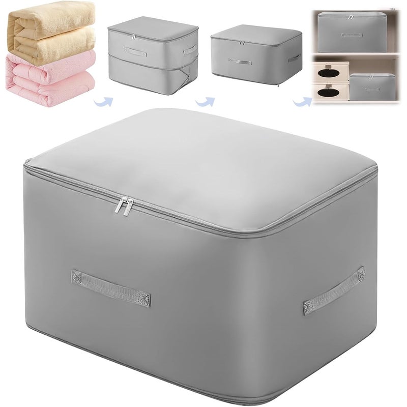 Oszczędzający miejsce, samokompresujący się organizer, ultrakompaktowy, składany organizer o dużej wytrzymałości (54 x 42 x 60 cm)