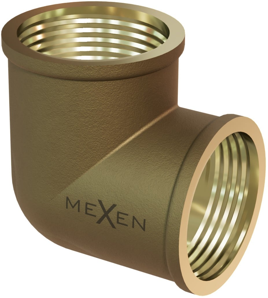 Mexen BRASS kolano mosiężne 1/2 GW x 1/2 GW - W97402-1212