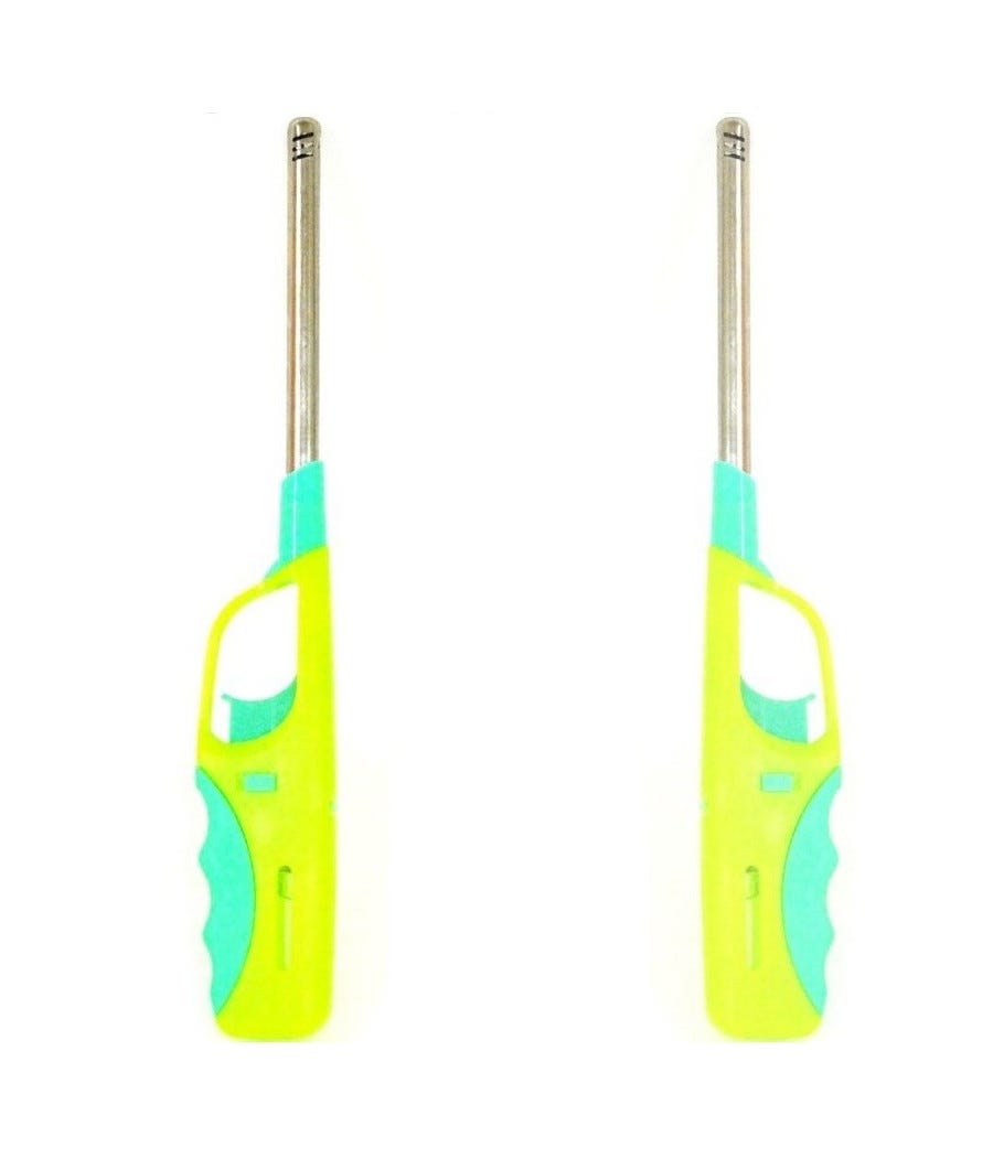 Accendino A Getto Doppia Fiamma - Ricaricabile A Gas Per BBQ, Camino E Cucina - Foto 12