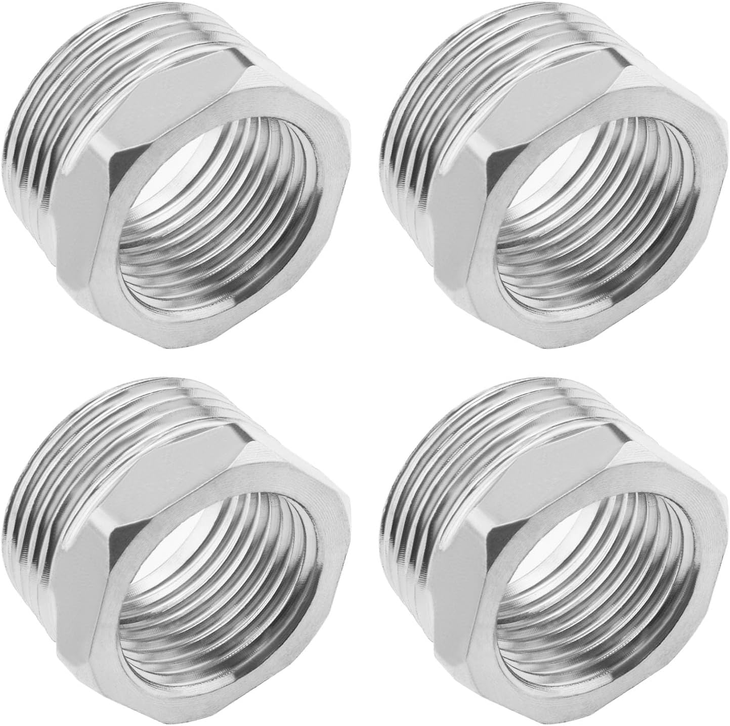 TUBO DI RACCORDO UNIVERSALE 38 - 51 MM PREMIUM COLLETTORE DI SCARICO Inox Per Moto Cafe Racer