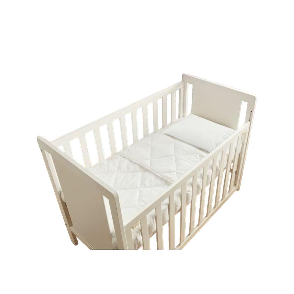 Couette enfant bio - Blanc - 100x140 cm - Coton - 2