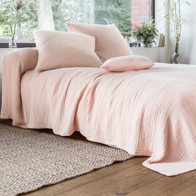 Coussin 45x45 cm RABBIT coloris rose Coussin 45x45 cm RABBIT coloris rose
