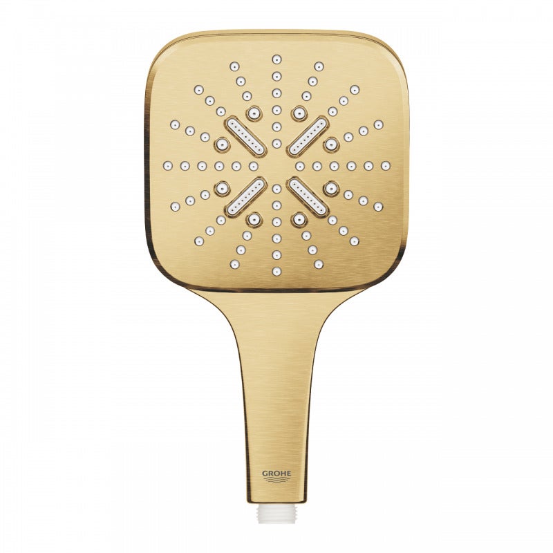 Grohe Rainshower Smartactive 130 Cube douchette 3 jets, finition Cool Sunrise brossé (26582GN0) - 2