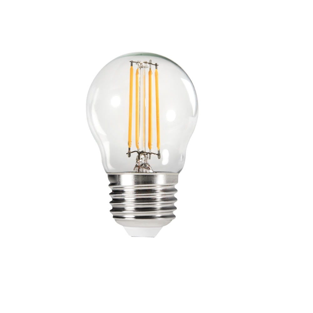 Żarówka LED FILAMENT E27 4.5W kulka przezroczysta Ciepła biel 2700K 470lm Kanlux