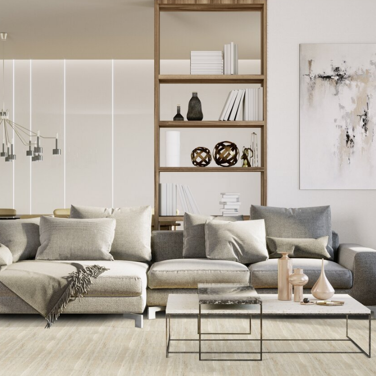 Dalle de sol PVC adhésive effet pierre travertin GERFLOR Senso Auto-adhesif - 5