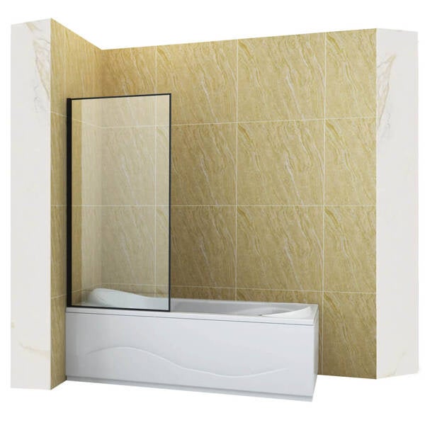 SILLA Parawan nawannowy MADISON 1-skrzydłowy 80x140 cm Ruchomy Czarny