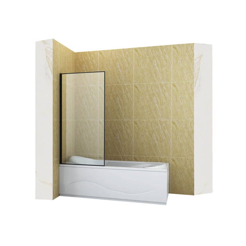 SILLA Parawan nawannowy MADISON 1-skrzydłowy 80x140 cm Ruchomy Czarny