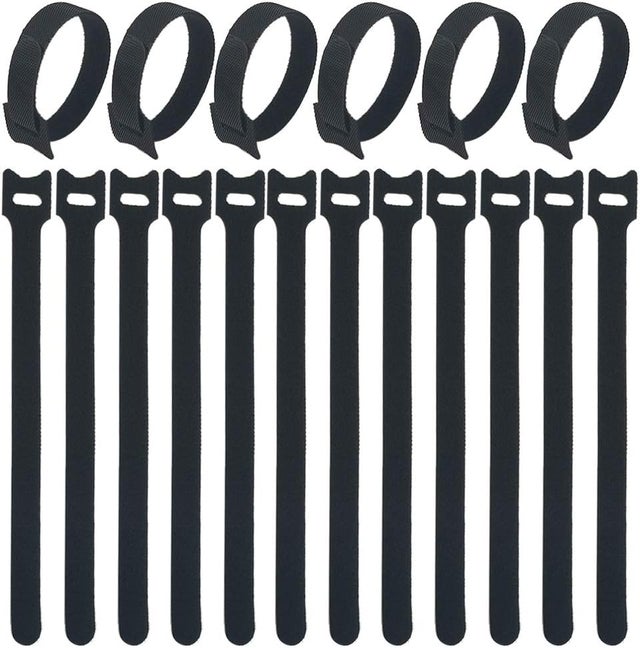 Fascette per cavi, 100 pezzi Morsetti per cavi Cinghie per riporre i cavi Fascette per cavi