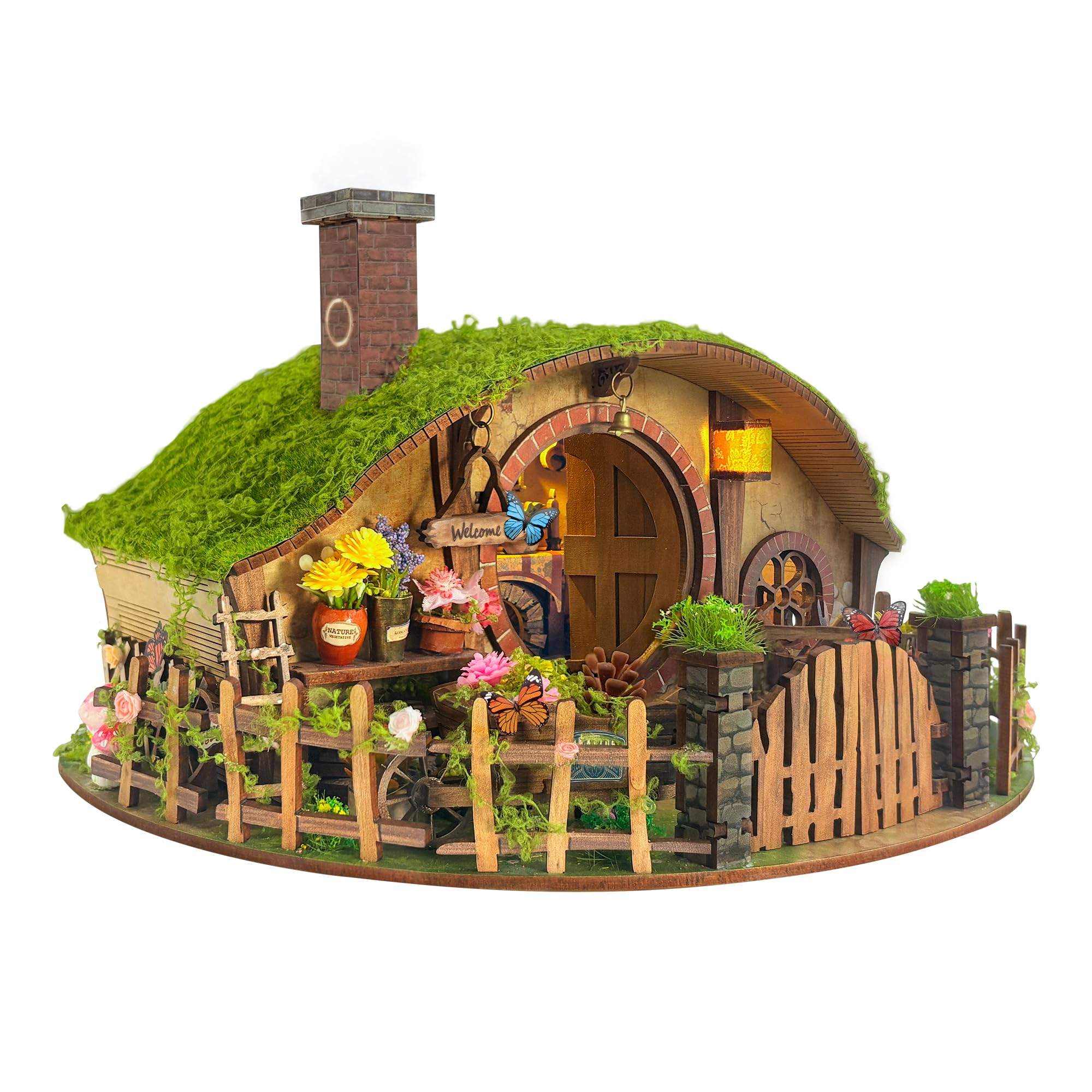 Miniature Chariot Décoratif Miniature Chariot de Jardin Miniature Remorque Modèle Maison de Poupée Décor