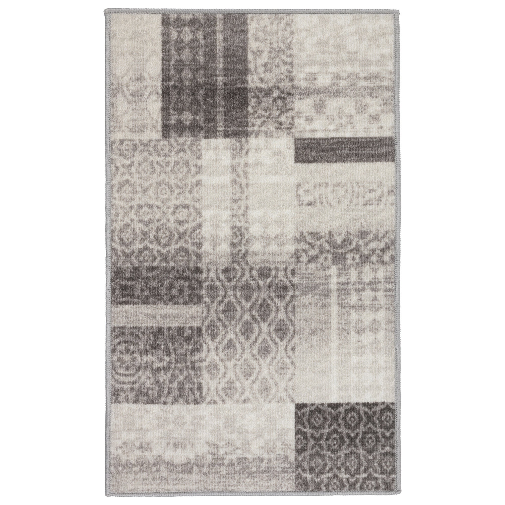 Chodnik antypoślizgowy Vita 60x100 cm Patchwork beżowy