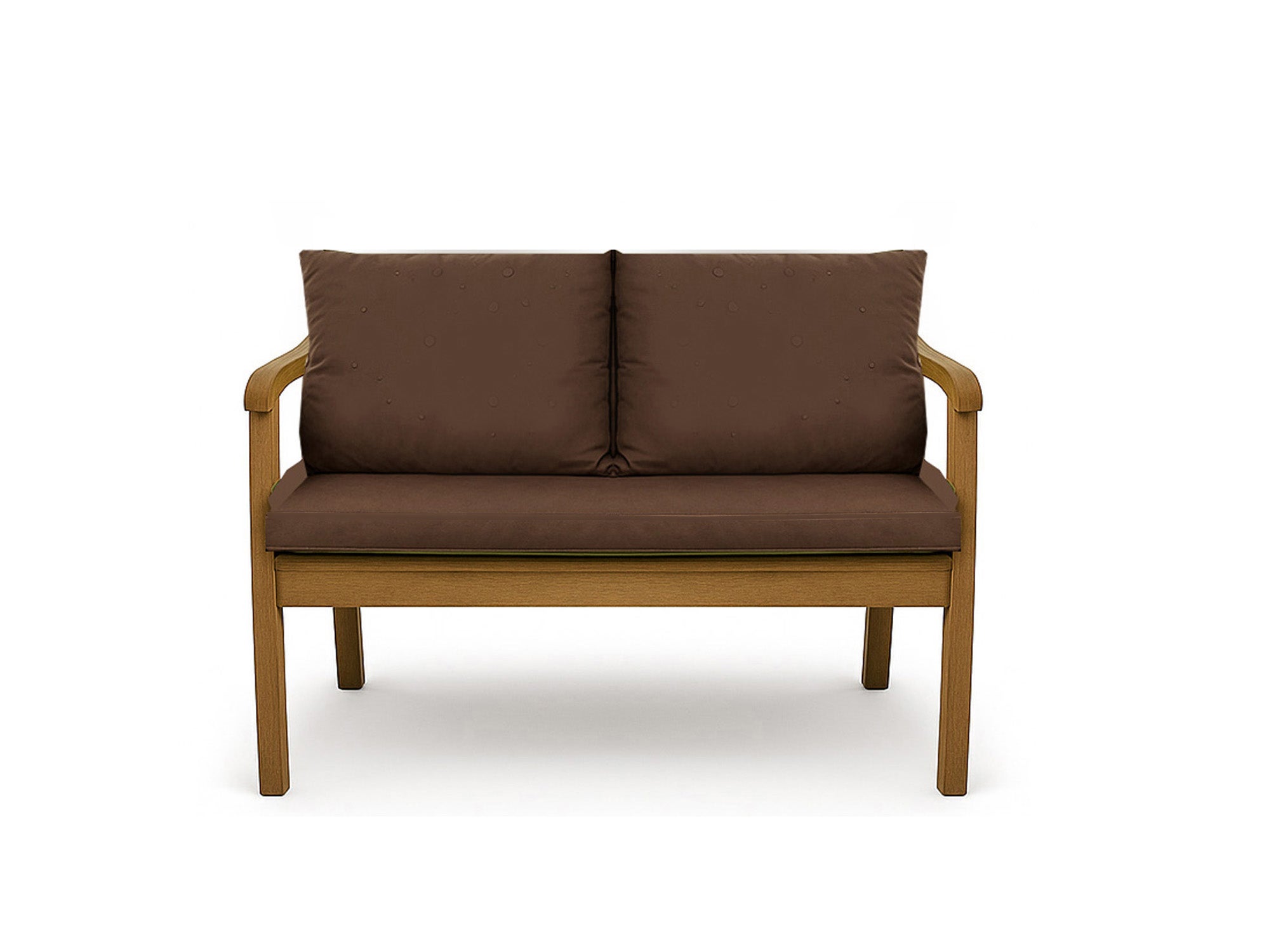 Poduszka ogrodowa na ławkę 110x50x50cm poduszka na meble ogrodowe brązowa, poduszka na balkon taras, poducha ogrodowa na huśtawkę