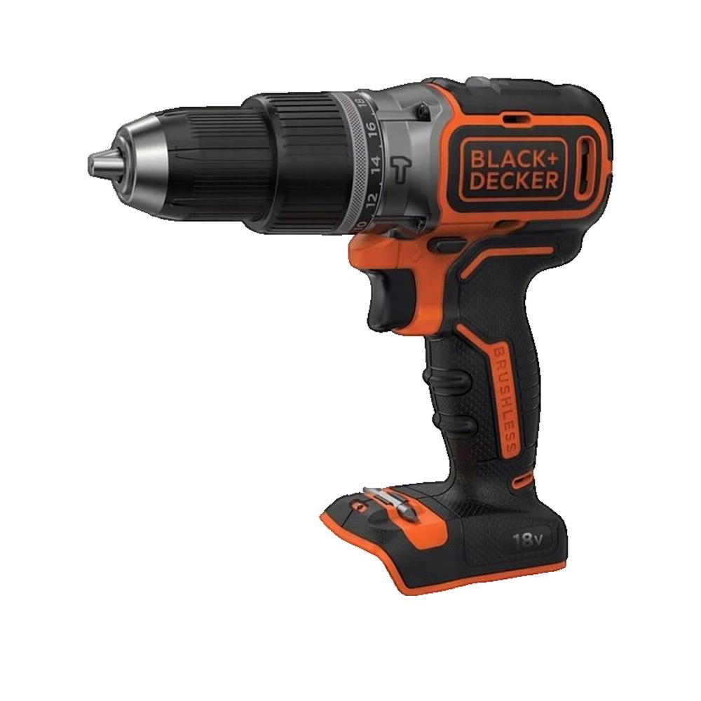 Black and Decker - Perceuse à percussion sans fil 18 V Lithium 52 Nm sans batterie ni chargeur - BL188N-XJ BLACK & DECKER - 3