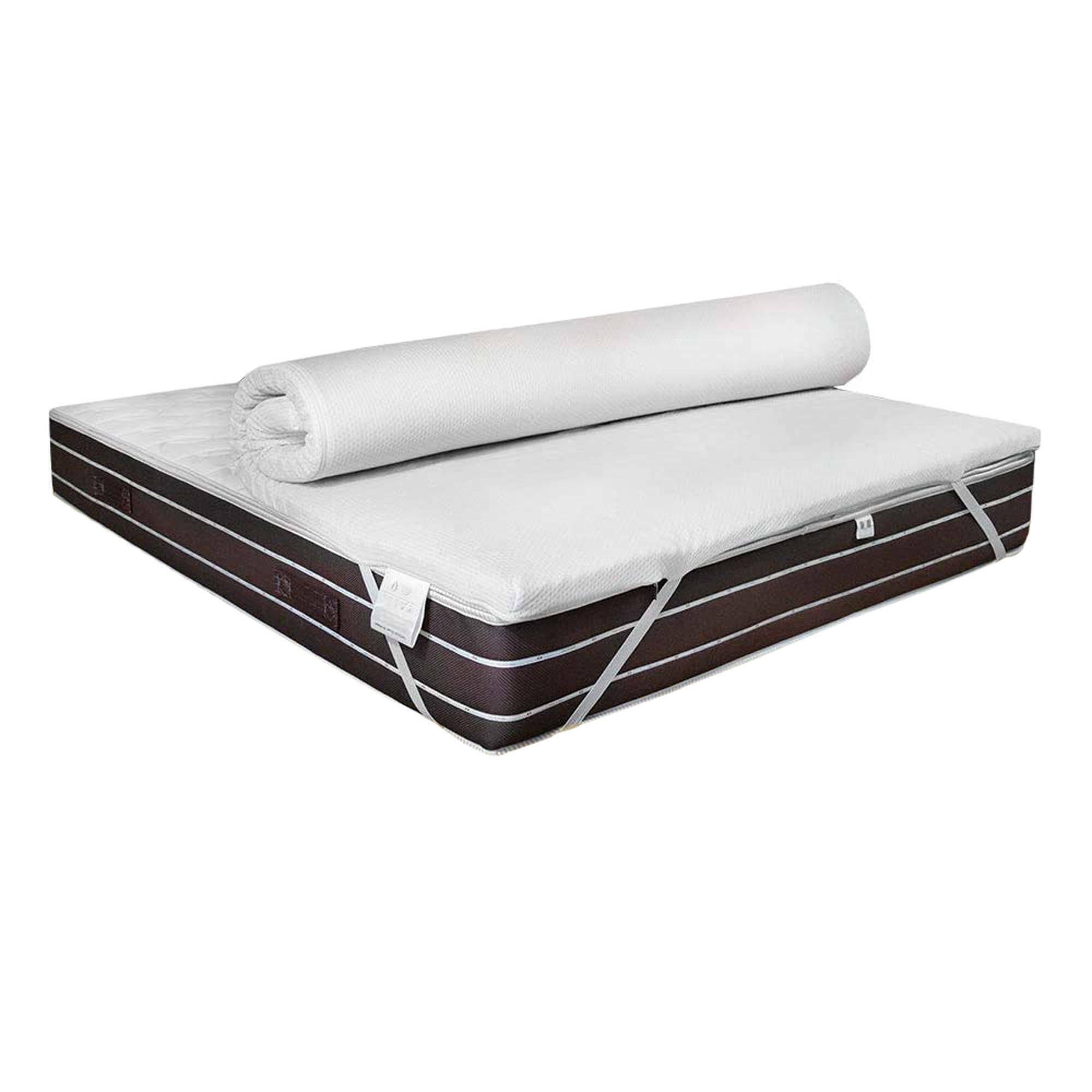Dmatr cubrecolchón individual, juego de cubrecolchón con almohada, cubrecolchón de espuma viscoelástica, 80x200xh5 cm