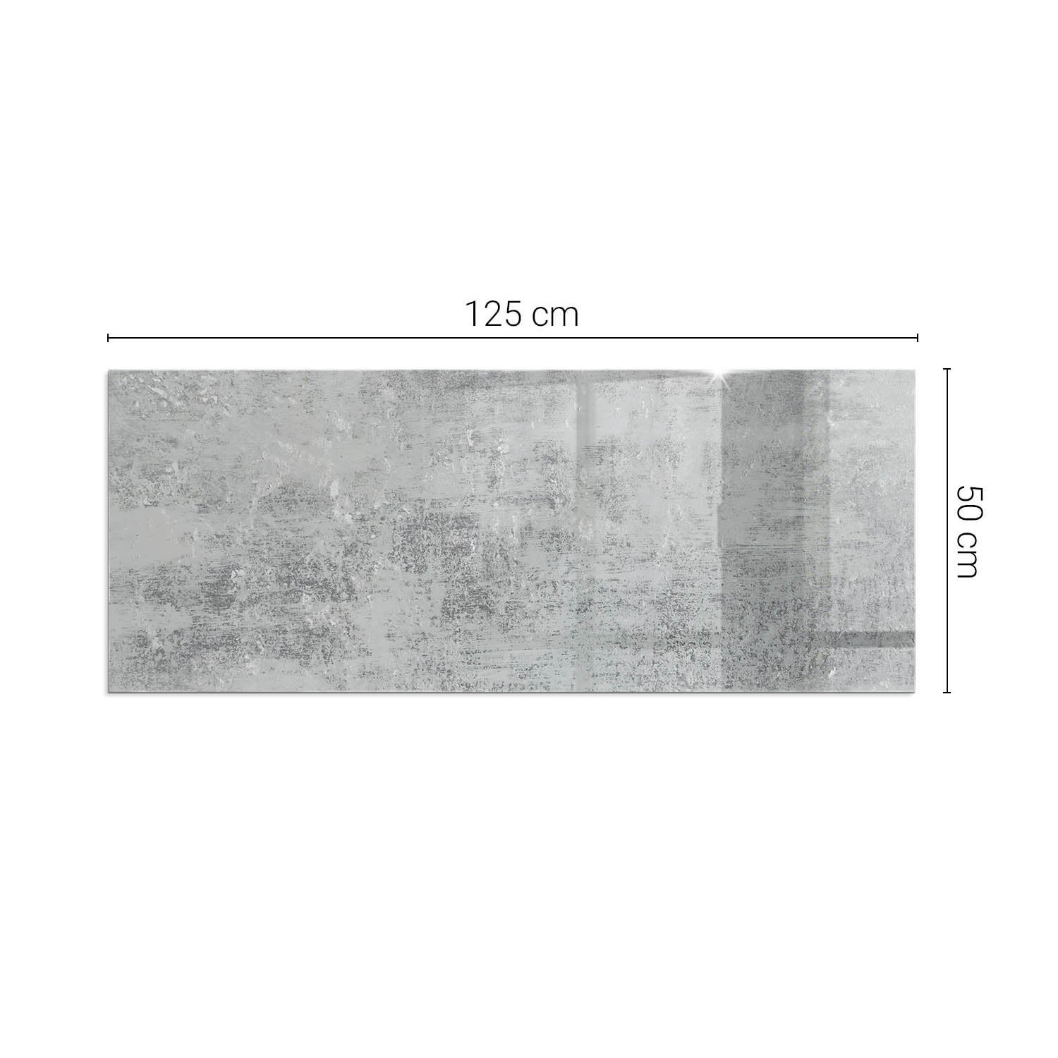 Szkło hartowane na podłogę pod kominek - 125x50 cm - Abstrakcyjna tekstura tła - TULUP - 2
