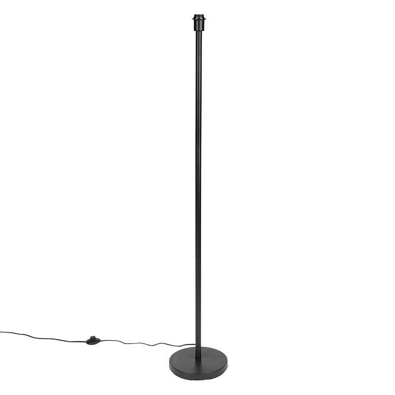 Nowoczesna lampa podłogowa czarna bez klosza 149 cm - Simplo