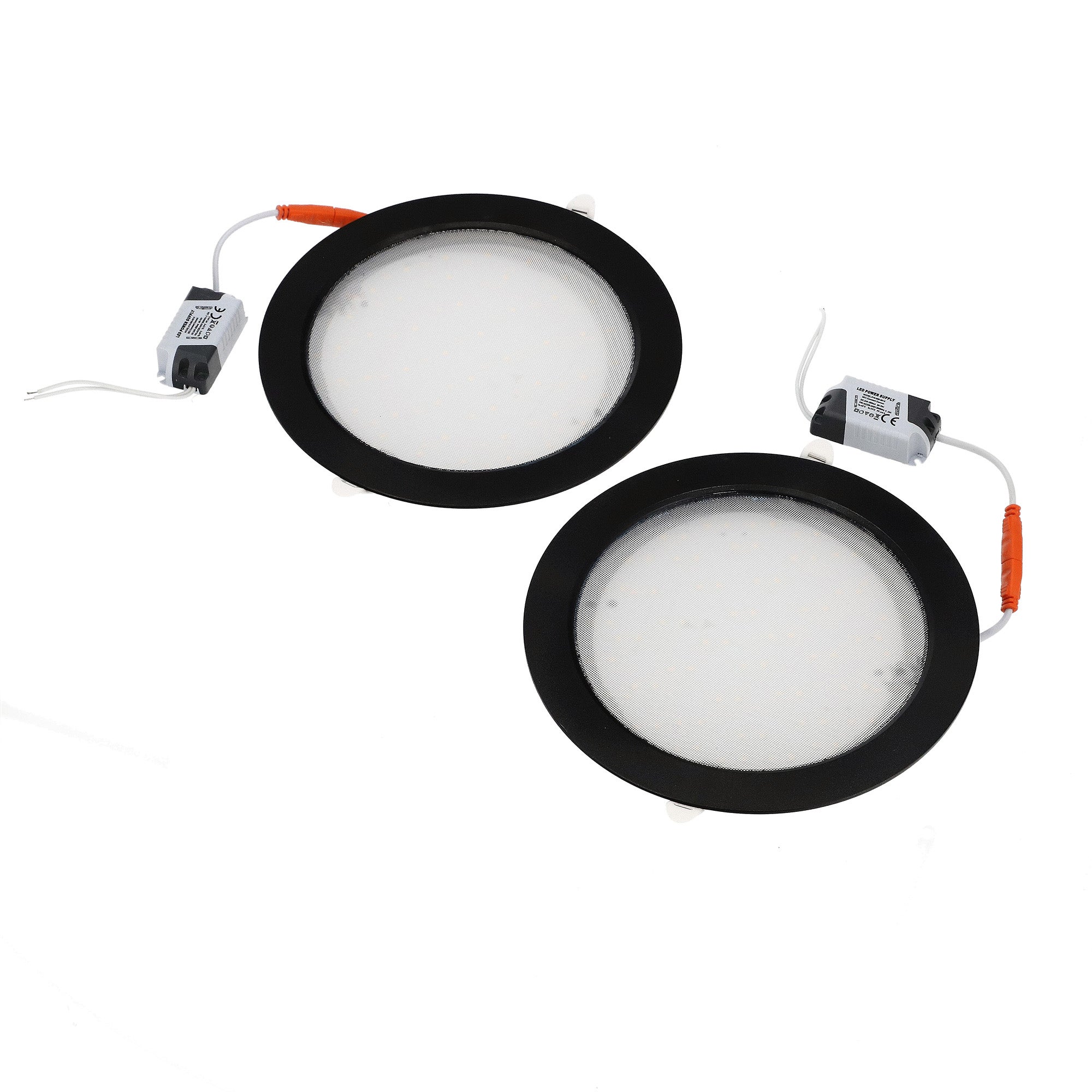 Oprawa stropowa oprawa LED AURA PRIZMA dwupak 2x18W czarna 4200K wpuszczana HOROZ ELECTRIC