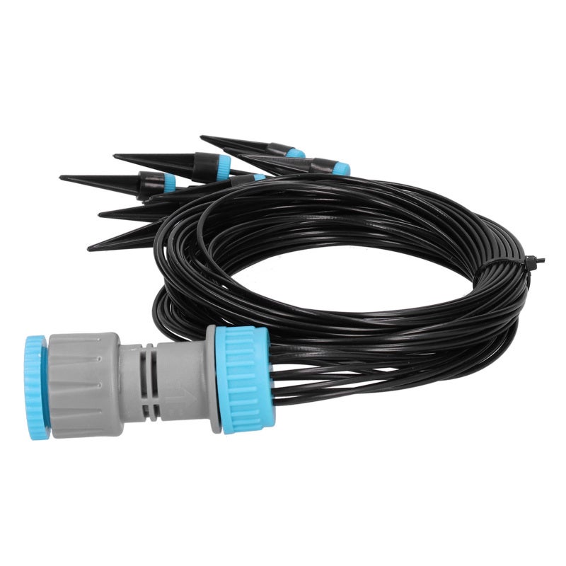 Système d'irrigation goutte à goutte avec 10 goutteurs, dispositif d'arrosage automatique pour fleurs, idéal pour le jardinage et l'agriculture. - 7