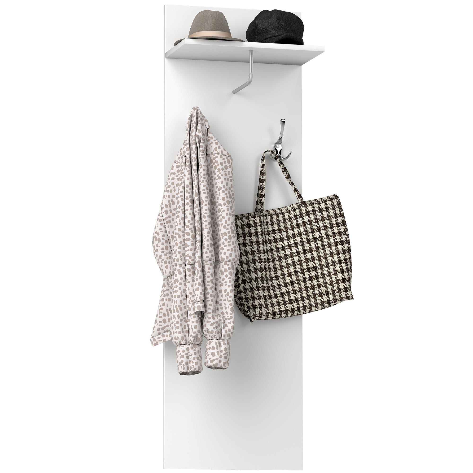 StyleWell 27-pouce Porte-Manteau Mural à 6 Crochets en Blanc et Nickel Satiné (Paquet de 2... | Home Depot Canada StyleWell 27-pouce Porte-Manteau Mural à 6 Crochets en Blanc et Nickel Satiné (Paquet de 2... | Home Depot Canada