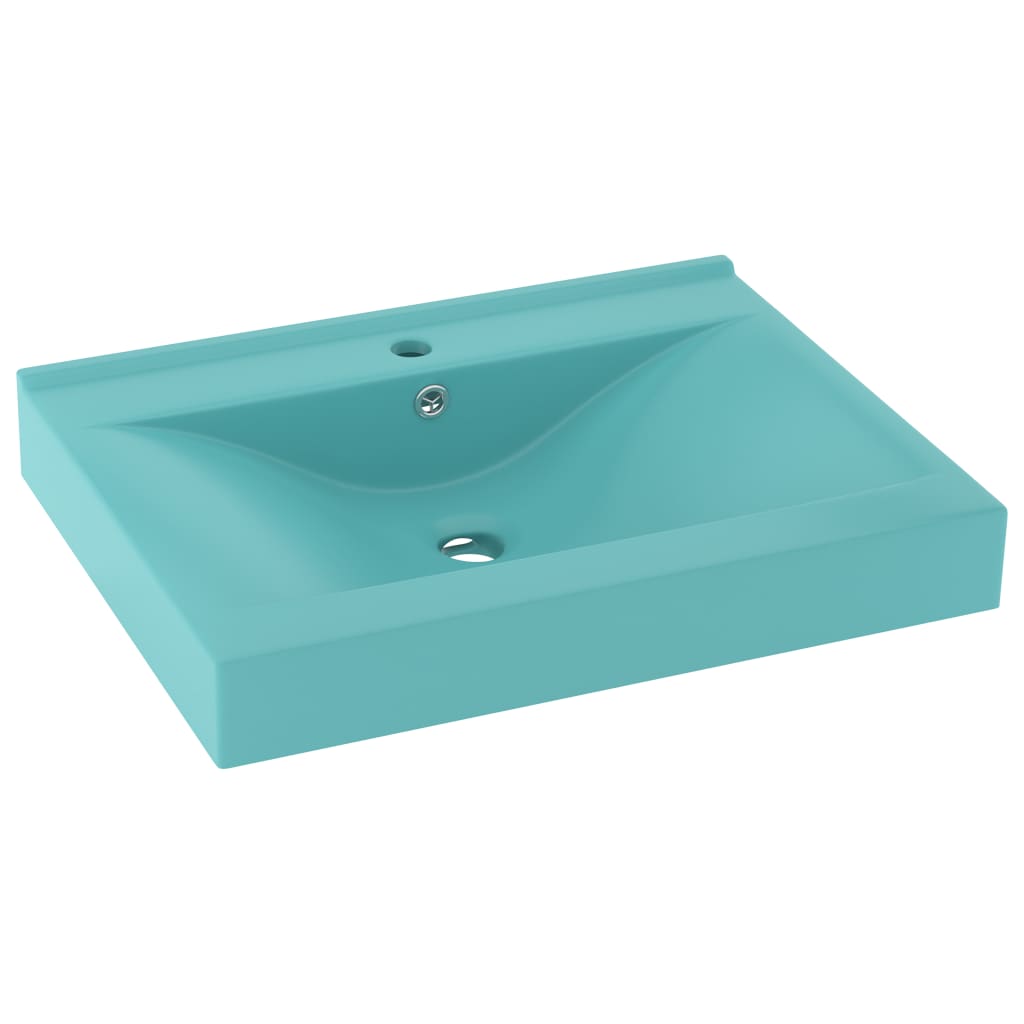 Maison Exclusive - Lavabo con Foro Rubinetto Verde CMaison Exclusive - aro Opaco 60x46 cm Ceramica - 2