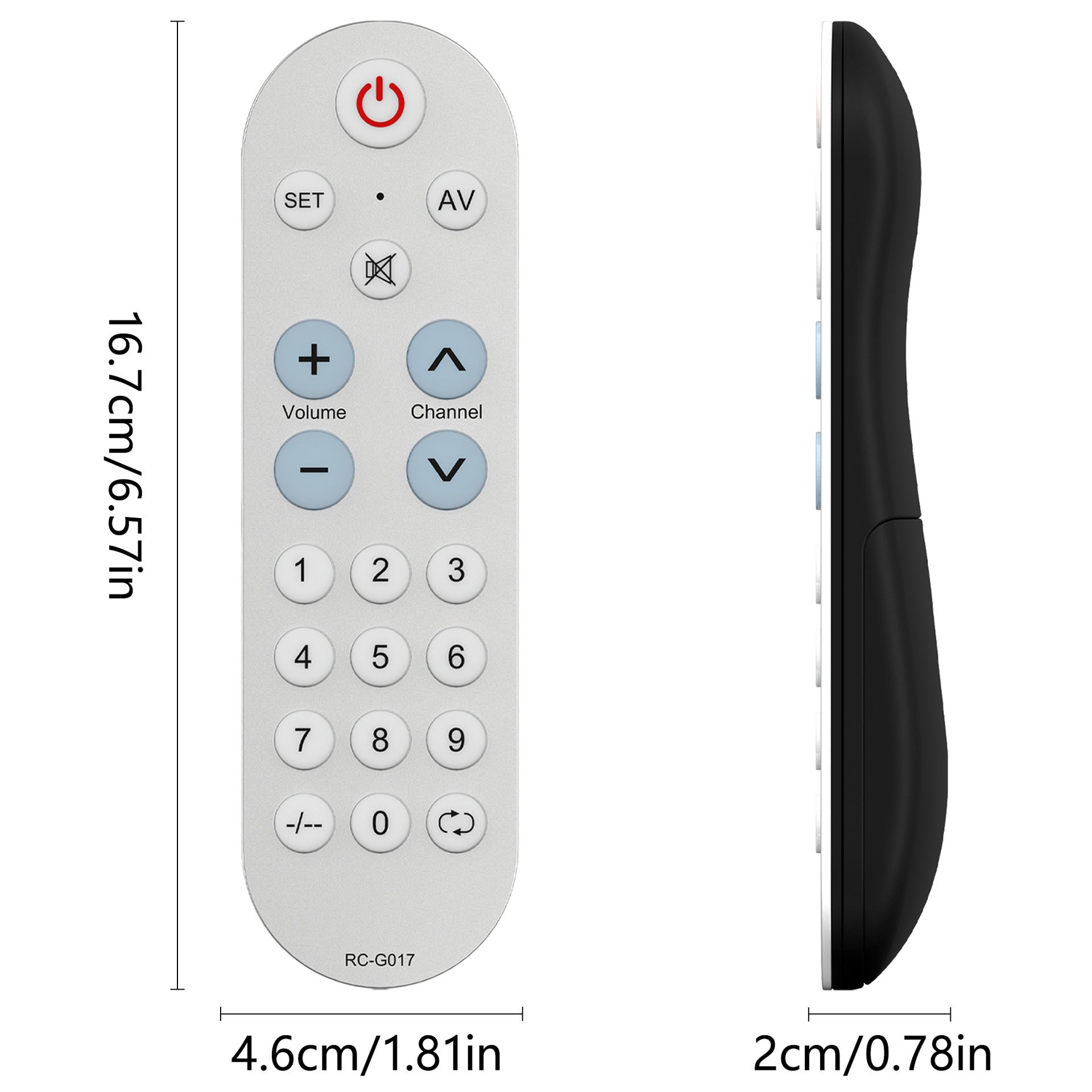 Telecomando Universale WOFASHPURET Per TV E Lettori 4K – 31 Tasti, Portata 8m, Facile Da Usare