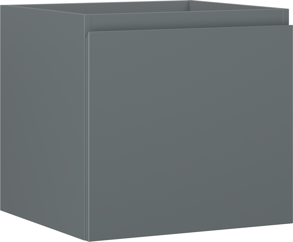 Mexen Orio szafka łazienkowa podumywalkowa 50 cm, 1 szuflada, grafit mat - 91A10-05047-1-BF66