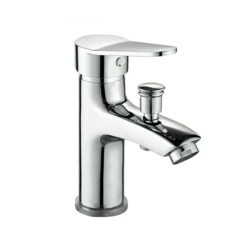 Bateria prysznicowa jednootworowa, bateria ze stopu z ciepłą i zimną wodą, bateria umywalkowa dwufunkcyjna z ciepłą i zimną wodą