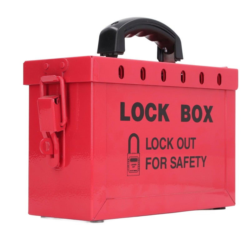 Boîte De Consignation Portable En Acier Inoxydable - Boîte De Verrouillage Groupe De Sécurité Avec Cadenas