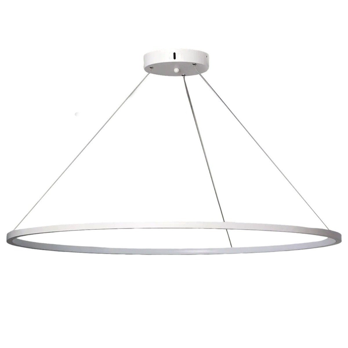 Lampa wisząca Rotondo biała LED 30W 3000lm ring wym: 200 x 100 x 100 cm metal Abruzzo
