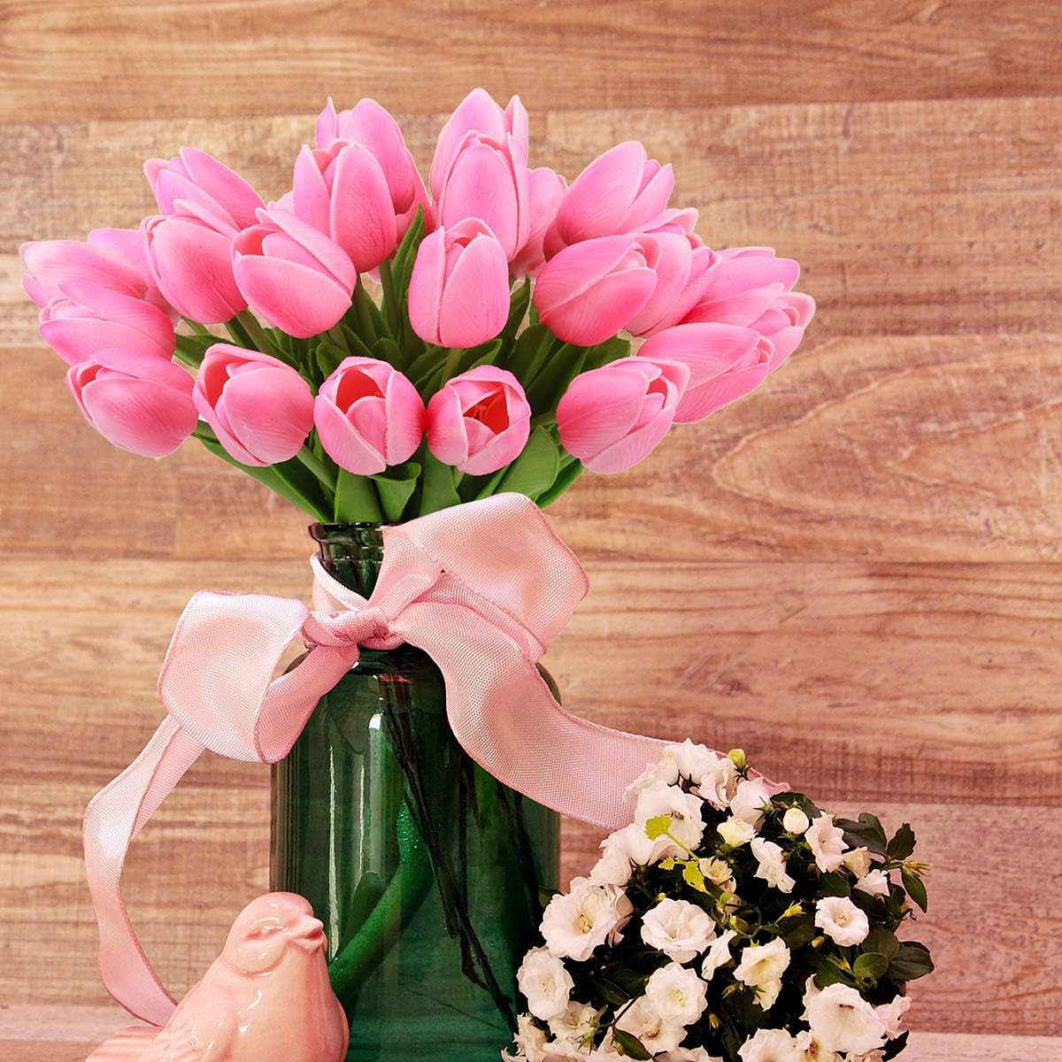 5 Teste Di Fiori Artificiali Di Peonia In Seta Rossa: Mini Decorazioni Per Matrimonio, Feste E Fai Da Te