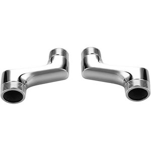 FUBESK Bras d'extension de pommeau de douche en acier inoxydable chromé