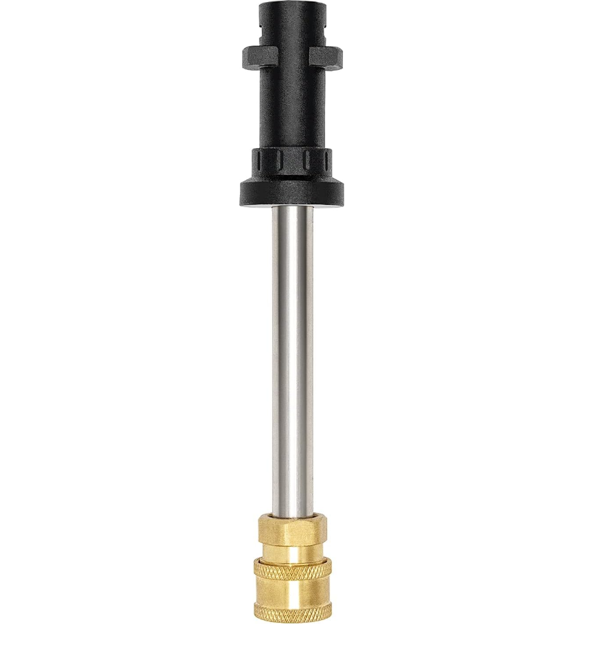 Adapter pistoletu do czyszczenia wysokociśnieniowego, adapter pistoletu do piany z szybkozłączką 1/4 " z końcówką dyszy