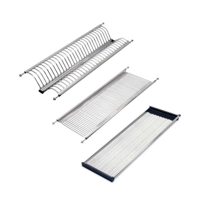 Emuca Ociekacz do naczyń ze stali nierdzewnej Drynox, moduł 800 mm, Stal nierdzewna