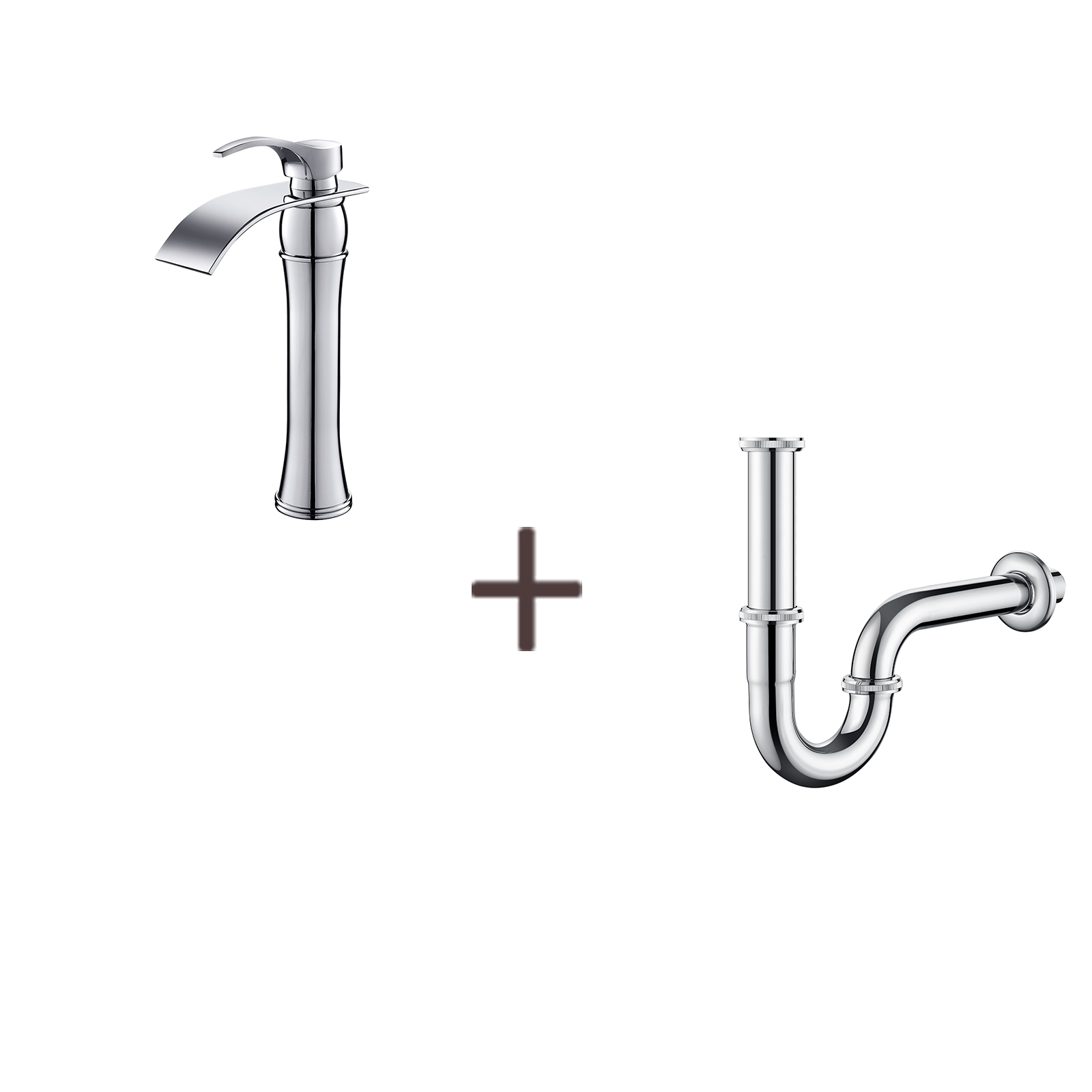 Rubinetto Lavabo Dorato A Due Maniglie | Miscelatore Da Bagno Vintage In Ottone Con Bocca A Cigno E Tubi Flessibili Inclusi