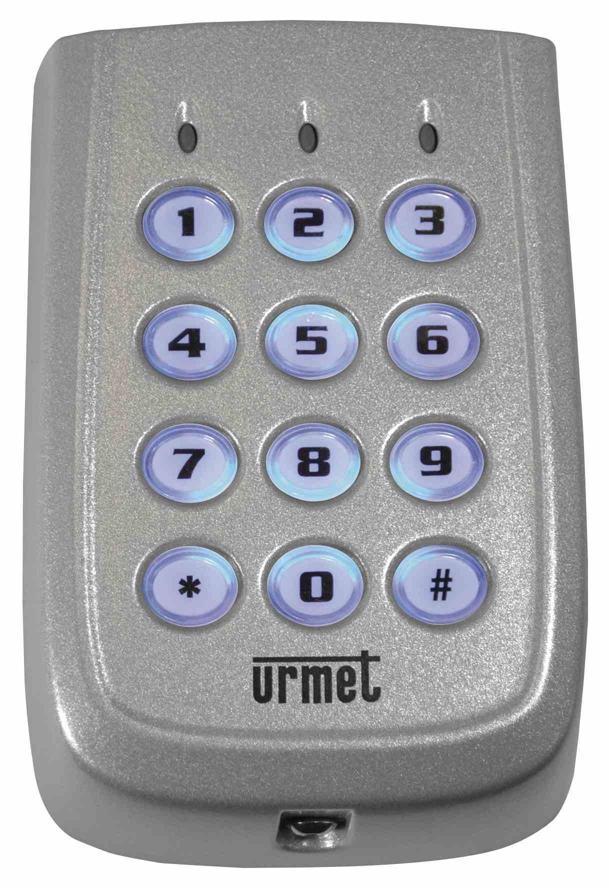 URMET - Clavier codé ZAMAK antivandale compact - 141212 | Leroy Merlin