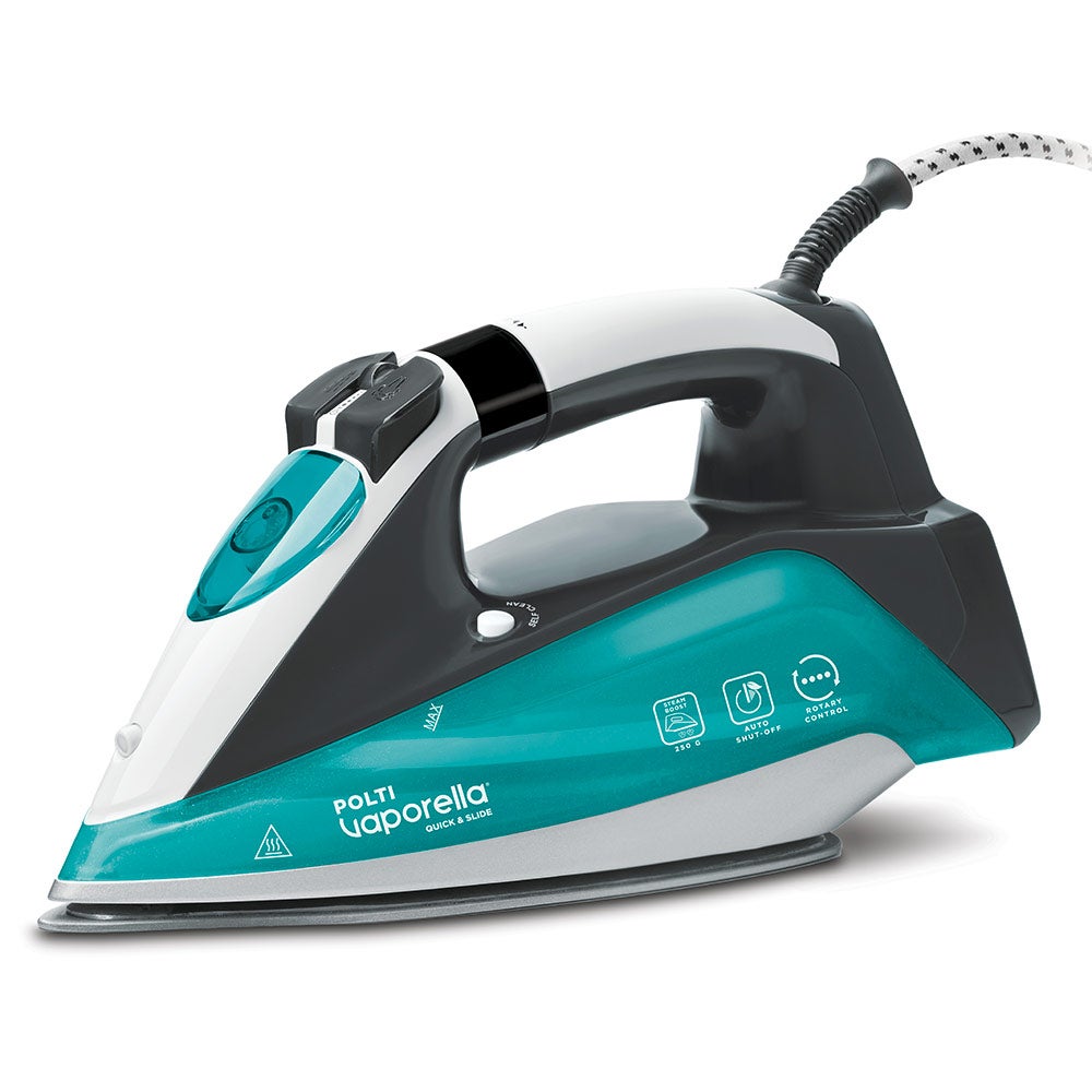 Fer à Repasser Vapeur Polti Vaporella Quick Q080 - Puissance 2600W - Semelle Céramique - Réservoir 300ml - Noir Et Blanc - 7