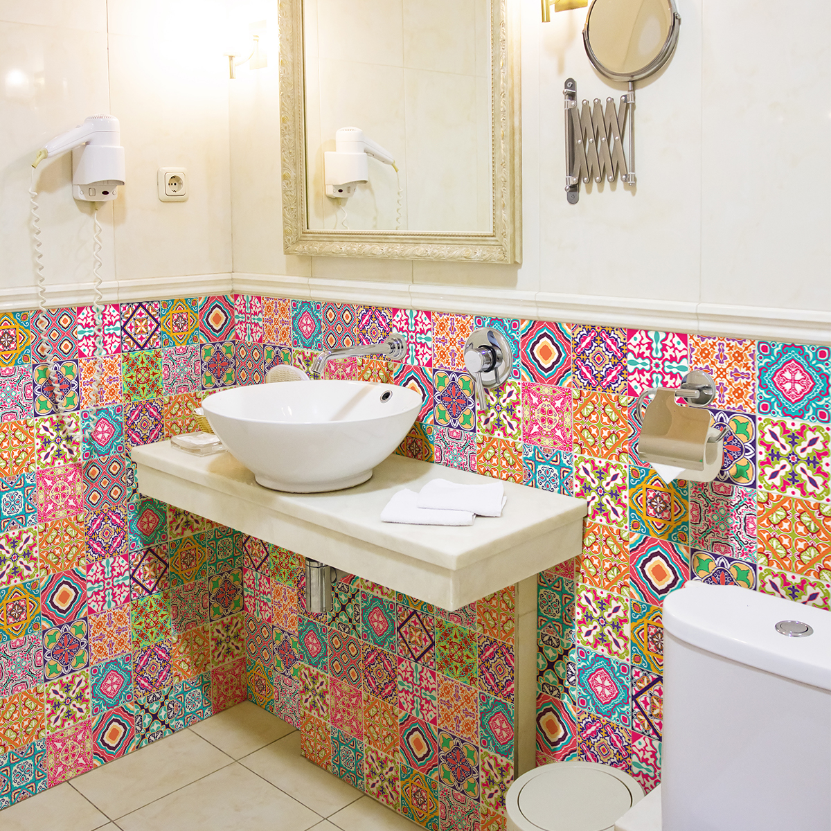 Sticker Mural Carrelage Adhésif Cuisine Salle De Bain - 30 STICKERS CARRELAGES AZULEJOS JEZUS 30stickers20x20cm 86806676