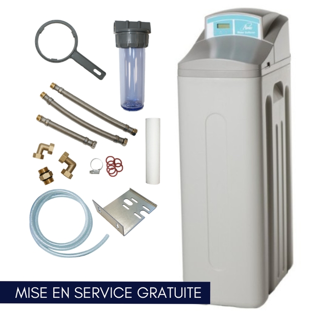 Adoucisseur d'eau Apic ZETES 25L avec Accessoires + Mise en Service Gratuite