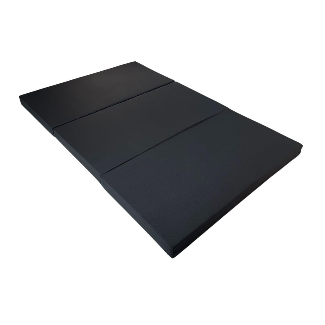 Cama camper volkswagen caddy - 8cm de grosor con hr 25kg/m3 y 6cm de viscoelásticaa - negro